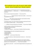 EFM Certification Exam with all Correct & 100&percnt; Verified Answers &vert;Actual Complete Exam &vert;Already Graded A&plus;