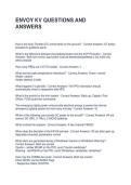 ENVOY KV QUESTIONS AND ANSWERS