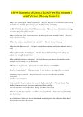 C-EFM Exam with all Correct & 100&percnt; Verified Answers &vert;Latest Version &vert;Already Graded A&plus;