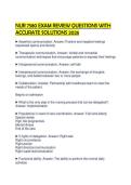 NUR 7580 EXAM REVIEW QUESTIONS WITH ACCURATE SOLUTIONS 2026&period;pdf