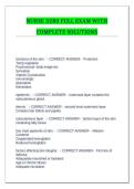 NURSE 3280 FULL EXAM WITH COMPLETE SOLUTIONS