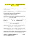 EFM Test with all Correct & 100&percnt; Verified Answers &vert;Already Graded A&plus;