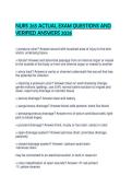 NURS 265 ACTUAL EXAM QUESTIONS AND VERIFIED ANSWERS 2026&period;pdf