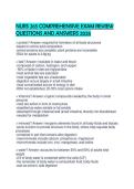 NURS 265 COMPREHENSIVE EXAM REVIEW QUESTIONS AND ANSWERS 2026&period;pdf