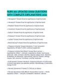 NURS 305 UPDATED EXAM QUESTIONS WITH COMPLETE EXPLANATIONS 2026&period;pdf