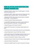 NURS 356 ACTUAL EXAM QUESTIONS AND VERIFIED ANSWERS 2026&period;pdf