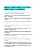 NURS 356 COMPLETE STUDY GUIDE WITH QUESTIONS AND ANSWERS 2026&period;pdf