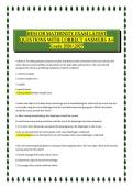 HESI OB Maternity Exam &mdash; Latest Practice Questions 2026&sol;2027 A&plus; Grade Prep Guide