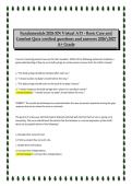 Fundamentals 2026 RN Virtual ATI - Basic Care and  Comfort Quiz verified questions and answers 20262027  A&plus; Grade 