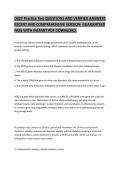 D027 Practice Test Comprehensive Nursing Exam Questions and Verified Answers Advanced Clinical Review Material