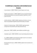 A100 Exam Questions with 100&percnt; Correct Answers &vert; Latest Version &lpar;2026&sol;2027&rpar; Expert Verified