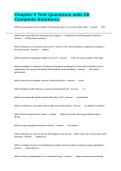 Chapter 5 Test Questions with All Complete Solutions&period;