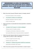 HEMISPHERES 3&period;0 LEVEL VII DISCHARGE & PREVENTION EXAM QUESTIONS WITH CORRECT ANSWERS &vert;2026 LATEST UPLOAD WITH COMPLETE SOLUTION