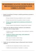 HEMISPHERES 3&period;0 LEVEL VII DISCHARGE & PREVENTION EXAM QUESTIONS WITH CORRECT ANSWERS