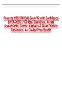 HESI Pharmacology Exit Exam &lpar;2025&ndash;2026 Updated Version&rpar; &vert; Real Exam Screenshots&comma; 100&percnt; Verified Answers & Simple Rationales Explained in a Friendly Way &vert; A&plus; Graded Ultimate Review Guide