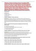 Phlebotomy Technician Certification Practice Exam Updated 2026 &vert; Complete Study Guide with Verified Questions and Detailed Rationales &vert; Venipuncture Techniques&comma; Capillary Collection&comma; Specimen Handling and Processing&comma; Infection Control&comma; Patient Identificat