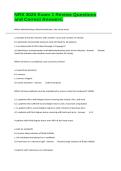 NRS 3025 Exam 1 Review Questions and Correct Answers&period;
