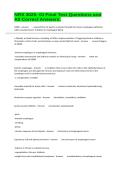 NRS 3025- GI Final Test Questions and All Correct Answers&period;