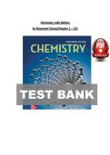 Chemistry 14th Edition Test Bank &lpar;PDF&rpar; &vert; &lpar;2026&sol;2027&rpar; Chemistry Exam Questions &vert; Science