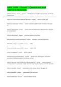 NRS 3025 - Exam 1 Questions and Correct Answers&period;