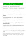 Final-NURS 2820 Pharmacology Exam 1 Questions and All Correct Answers&period;