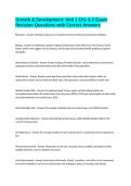 Growth & Development&colon; Unit 1 Ch1 & 2 Exam Revision Questions with Correct Answers