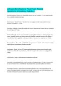 Lifespan Development Final Exam Review Questions & Solutions Rated A&plus;