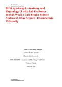 BIOS 252-62958 - Anatomy and Physiology II with Lab Professor Wenah Week 1 Case Study Muscle Andrea M&period;