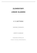 Elementary Linear Algebra &lpar;6th Edition&rpar; &ndash; Complete PDF Textbook & Study Resource