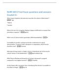 NURS 6013 Final Exam questions and answers Graded A&plus;