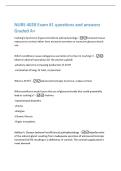 NURS 4020 Exam &num;1 questions and answers Graded A&plus;