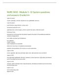NURS 3410 - Module 3 - GI System questions and answers Graded A&plus;