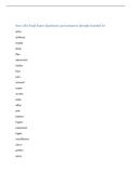 NURS 300- Neuro questions and answers graded A&plus;