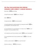 OE1 Phar 5220 QUESTIONS AND VERIFIED ANSWERS &vert;100&percnt; CORRECT &vert; ALREADY GRADED A