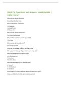 OB&sol;GYN Questions and Answers latest Update &vert; 100&percnt; Correct