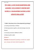 PSY 2200 FINAL EXAM WITH 300&plus; PRACTICE QUESTIONS & DETAILED RATIONALES