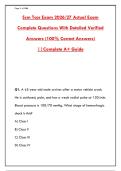 SSM TCAR EXAM 2026&sol;27 &ndash; 300 ACTUAL TEST QUESTIONS WITH CORRECT DETAILED ANSWERS &lpar;100&percnt; PASS GUARANTEED&rpar;