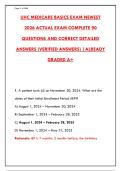 UHC MEDICARE BASICS EXAM 2026 &ndash; 300 REAL QUESTIONS WITH CORRECT DETAILED ANSWERS &lpar;PASS GUARANTEED&rpar;