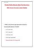 FLORIDA PUBLIC ADJUSTER STATE TEST 2026 &ndash; 300 REAL QUESTIONS WITH CORRECT DETAILED ANSWERS &lpar;LATEST UPDATE&rpar;