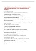 AP PHYSICS 1 - UNIT 2 PROGRESS CHECK&colon; MCQ PART A&B &lpar;2023&rpar; QUESTIONS AND COMPLETE SOLUTIONS