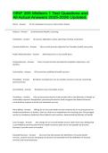 HINF 265 Midterm 1 Test Questions and All Actual Answers 2025-2026 Updated&period;