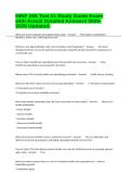 HINF 265 Test &num;1 Study Guide Exam with Actual Detailed Answers 2025-2026 Updated&period;