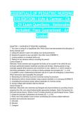 ESSENTIALS OF PEDIATRIC NURSING 5TH EDITION &vert; Kyle & Carman &vert; Ch&period; 1-29 Exam Questions &vert; Rationales Included &vert; Pass Guaranteed - A&plus; Graded