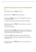 PHIL101 Exam 1questions and answers Graded A&plus;