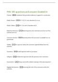 PHIL 101 questions and answers Graded A&plus;