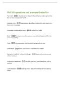 Phil 101 questions and answers Graded A&plus;