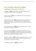 PHIL 101 FINAL EXAM UNLV RAMSEY questions and answers Graded A&plus;