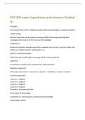 Phil 101 exam 1questions and answers Graded A&plus;