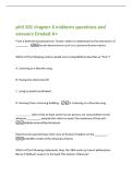phil 101 chapter 4 midterm questions and answers Graded A&plus;