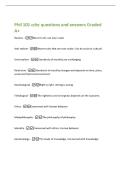 Phil 101 ccbc questions and answers Graded A&plus;